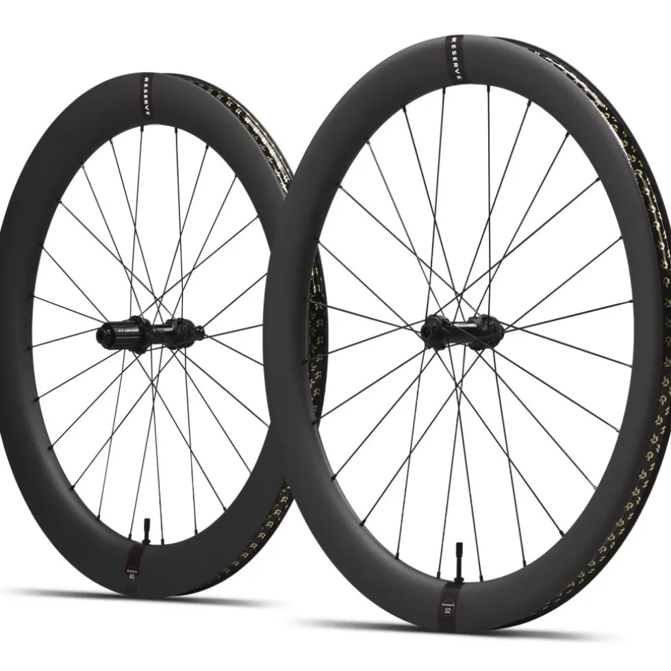Reserve 52 | 63 Turbulent Aero Wielset - DT 350 - 28" | Carbon | Clincher | Centerlock - 12x100mm | 12x142mm - Shimano HG