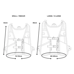 Restrap Adventure Race Vest met Drinksysteem - L/XL - zwart
