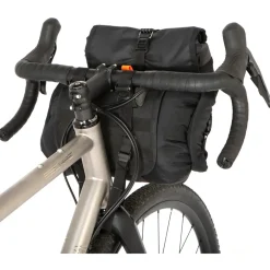 Restrap Houder voor stuurtas met 14L Dry Bag + 4L Canister Bag - black