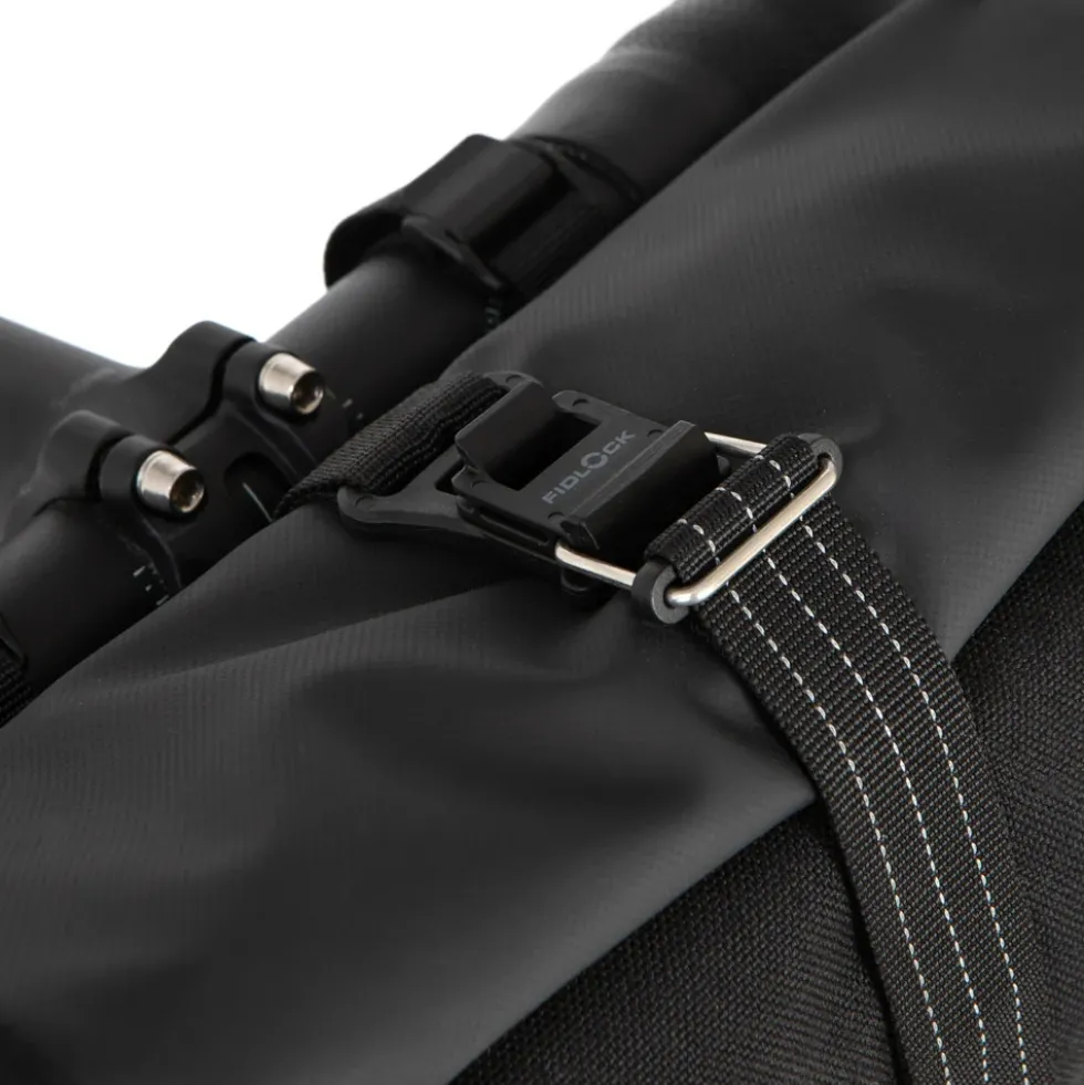 Restrap Houder voor stuurtas met 14L Dry Bag + 4L Canister Bag - black