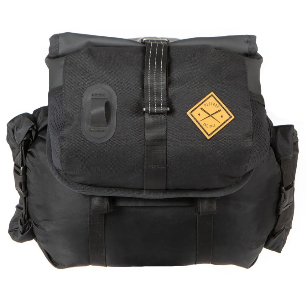 Restrap Houder voor stuurtas met 14L Dry Bag + 4L Canister Bag - black