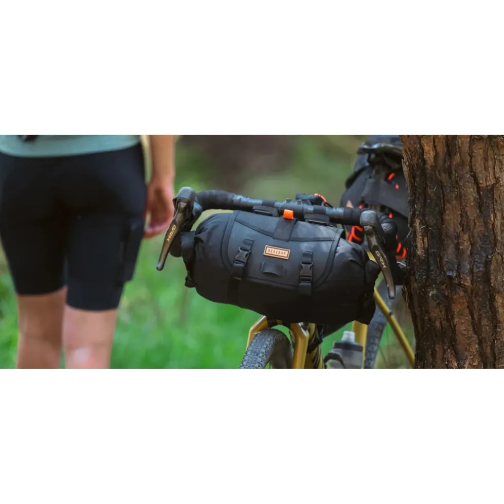 Restrap Houder voor stuurtas met 14L Dry Bag - black