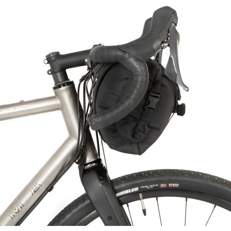 Restrap Houder voor stuurtas met 14L Dry Bag - black