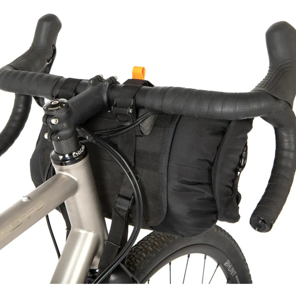 Restrap Houder voor stuurtas met 14L Dry Bag - black