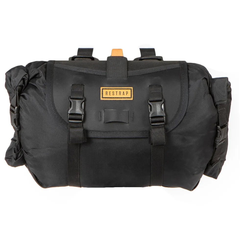 Restrap Houder voor stuurtas met 14L Dry Bag - black