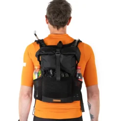 Restrap Rolltop Vochtregulerende vest 14L + drinkzak 2L - black
