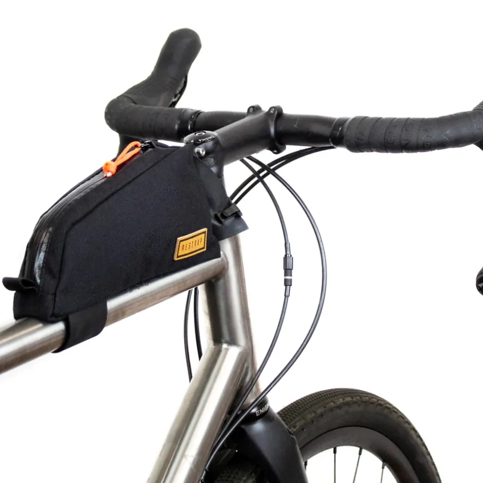 Frametassen|Top Tube Bag < Restrap Top Tube Bovenbuis Tas - 0.8L - zwart
