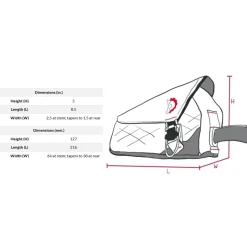 Revelate Designs Mag Tank Bolt-On - Bovenbuis Tas 1.0L - Zwart