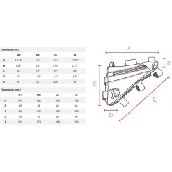Revelate Designs Rifter Frametas - Small - 3.7L