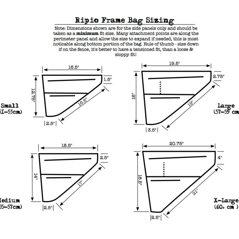 Revelate Designs Ripio EcoPac Frametas - Large - 7.7L