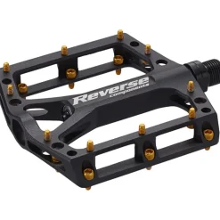 Reverse Components Black ONE MTB Platform Pedalen - black/gold