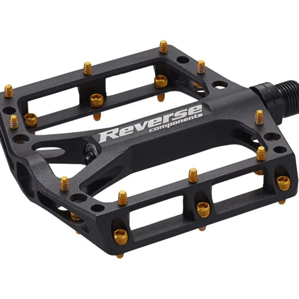 Reverse Components Black ONE MTB Platform Pedalen - black/gold