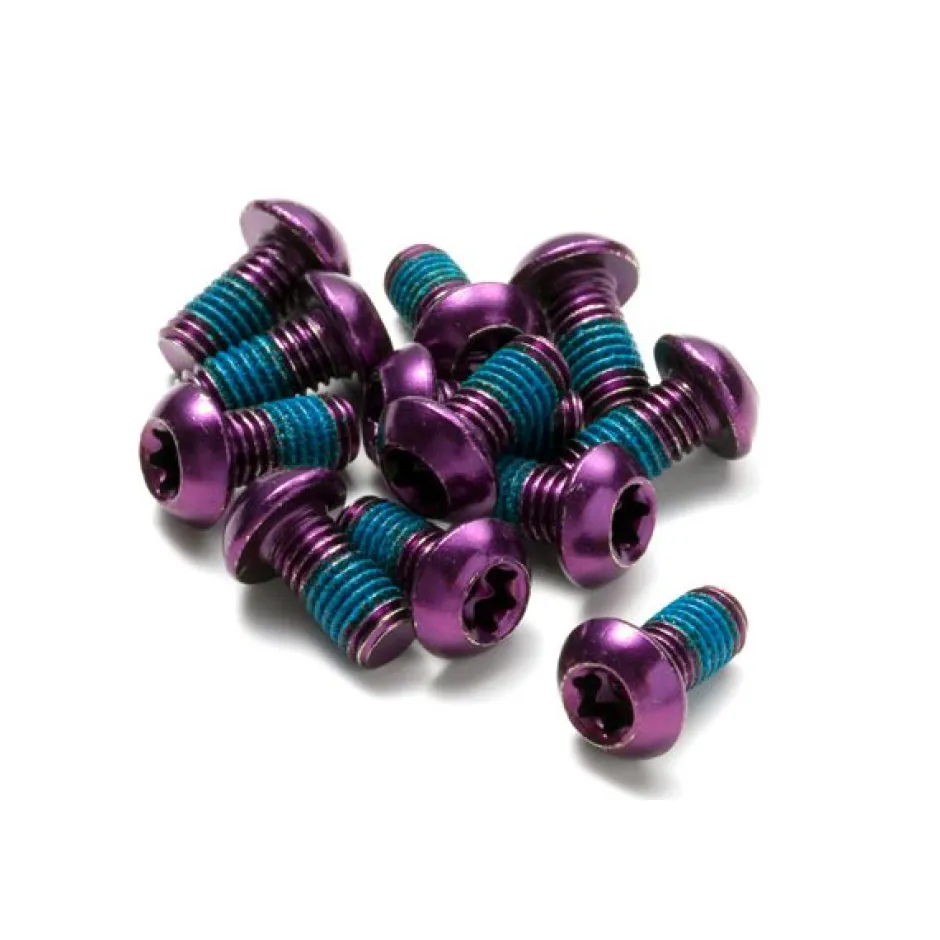 Remmen Reserveonderdelen|Bouten < Reverse Components Bolts Set for Brake Disc - 12 Pieces - M5x10mm - purple