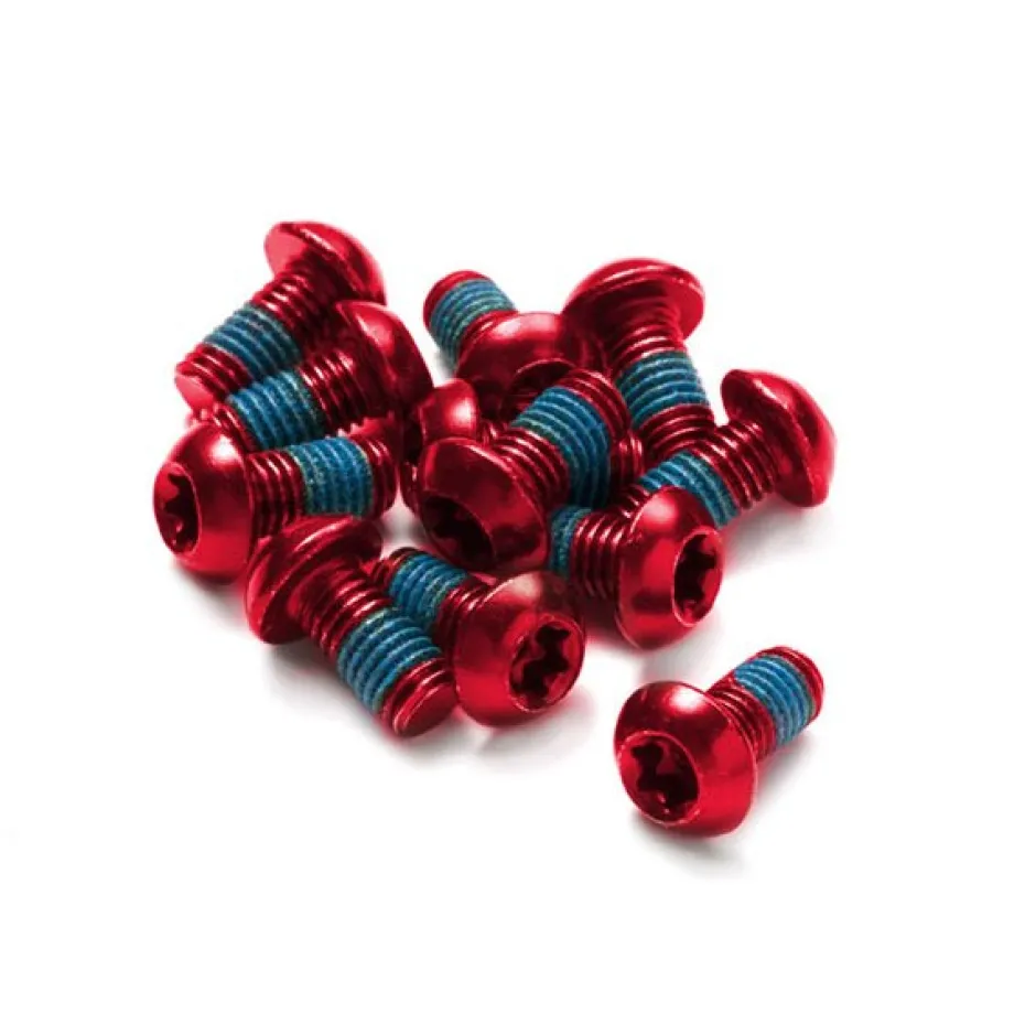 Remmen Reserveonderdelen|Bouten < Reverse Components Bolts Set for Brake Disc - 12 Pieces - M5x10mm - red