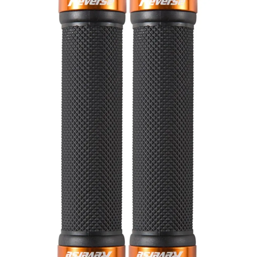 Reverse Components Classic Lock-On Grips | 29mm - black/orange