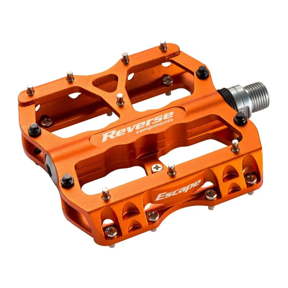 Reverse Components Escape Pedals - orange sandblast