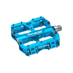 Platformpedalen < Reverse Components Escape Pedals - light blue anodized