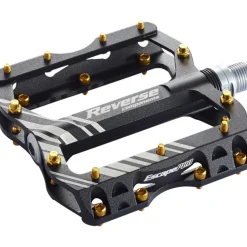 Reverse Components Escape Pro Pedal - black / gold