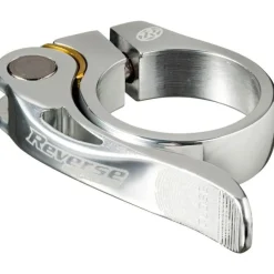 Reverse Components Long Life 34.9mm Seat Clamp - silver