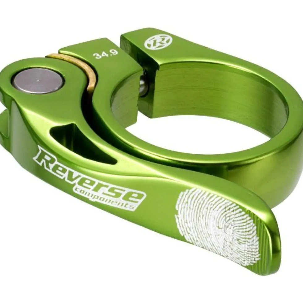 Reverse Components Long Life 34.9mm Seat Clamp - light green