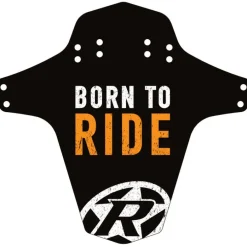 Reverse Components Mud Fender - Born to Ride - orange