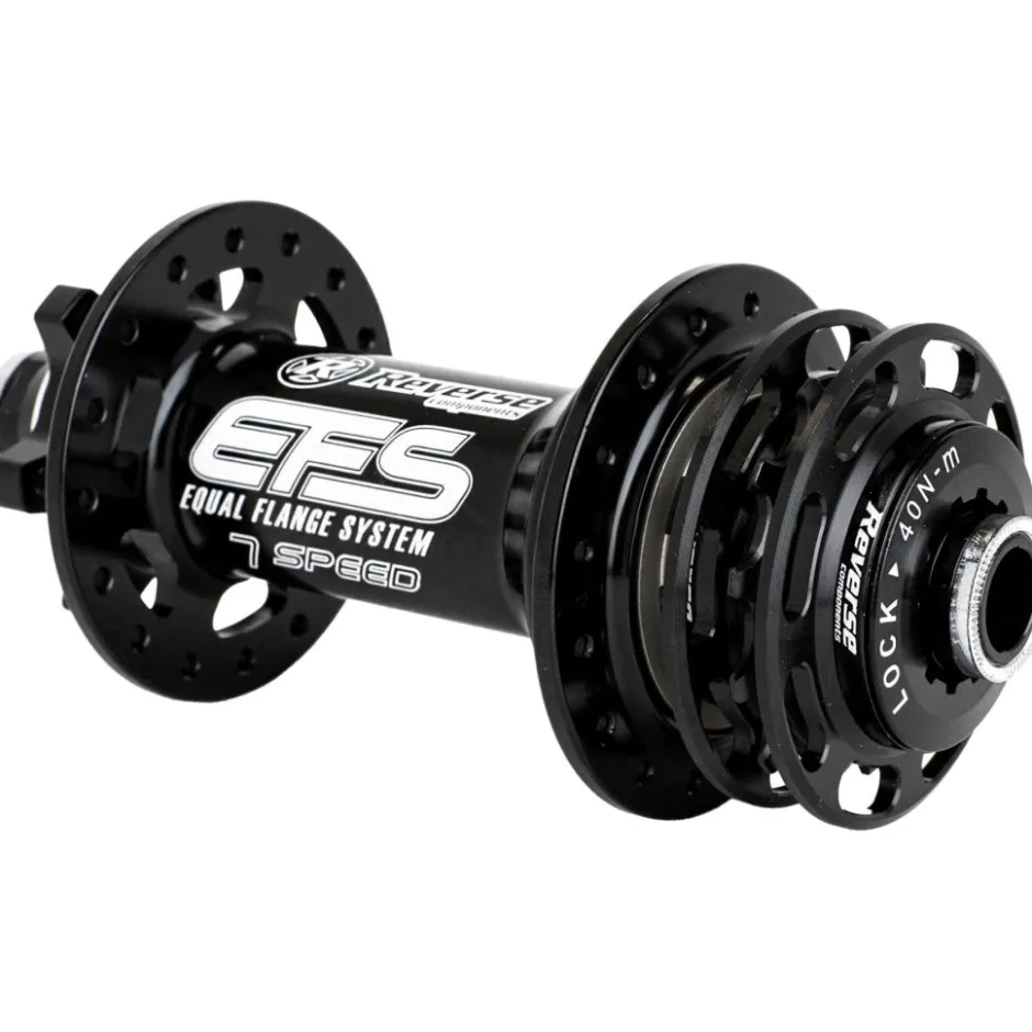 Reverse Components Single Speed Rondselgeleider - Micro Spline - zwart
