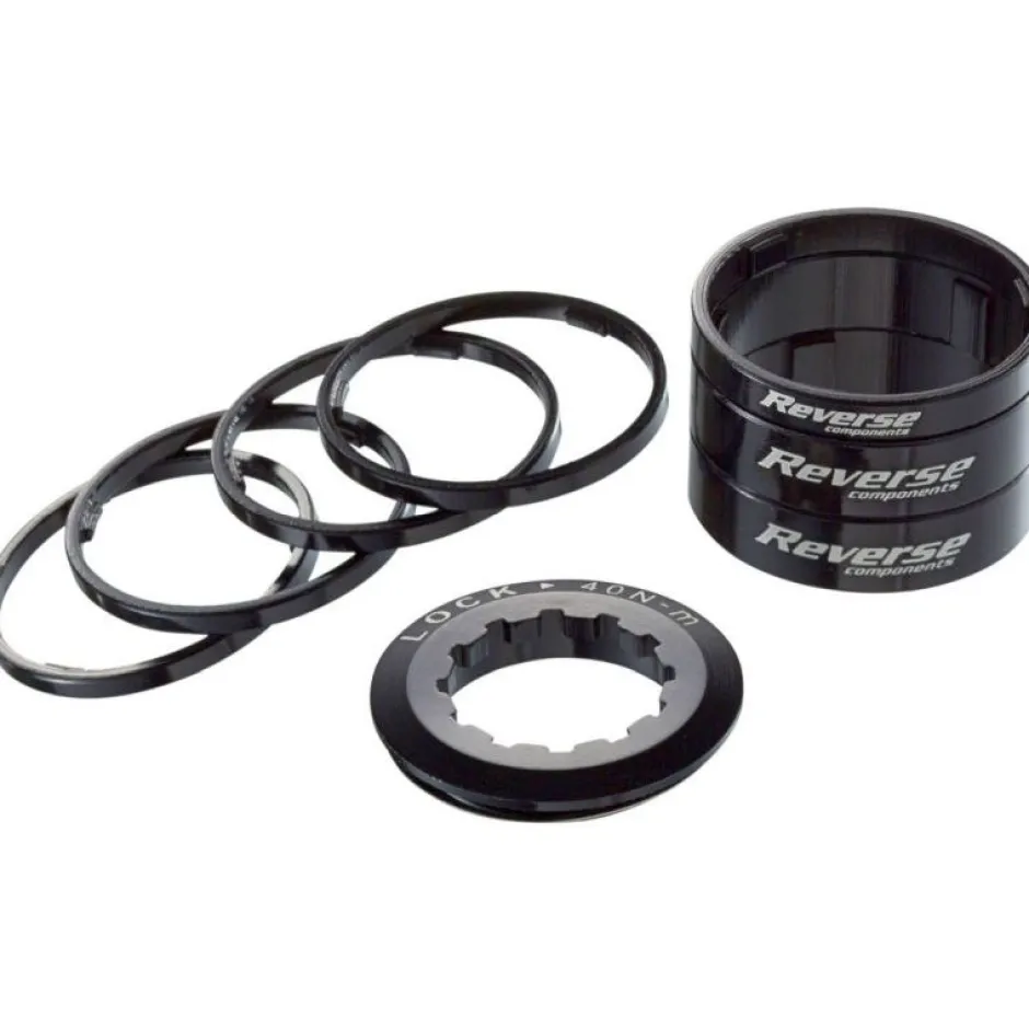 Tandwielen < Reverse Components Single Speed Spacer Kit - black