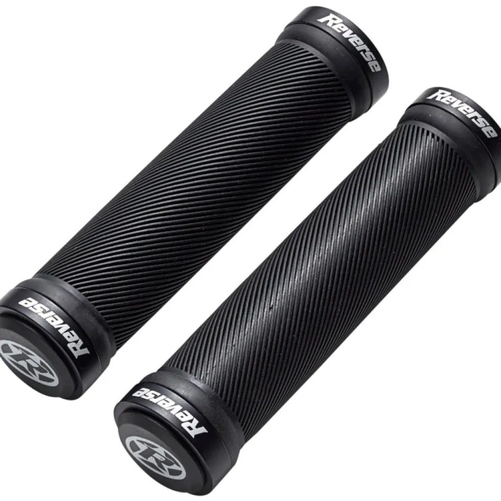 Reverse Components Spin Lock On Grips - 30mm - black / black