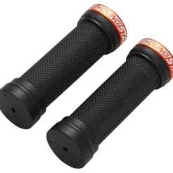 Reverse Components Youngstar Lock-On Grips | 28mm - black/orange
