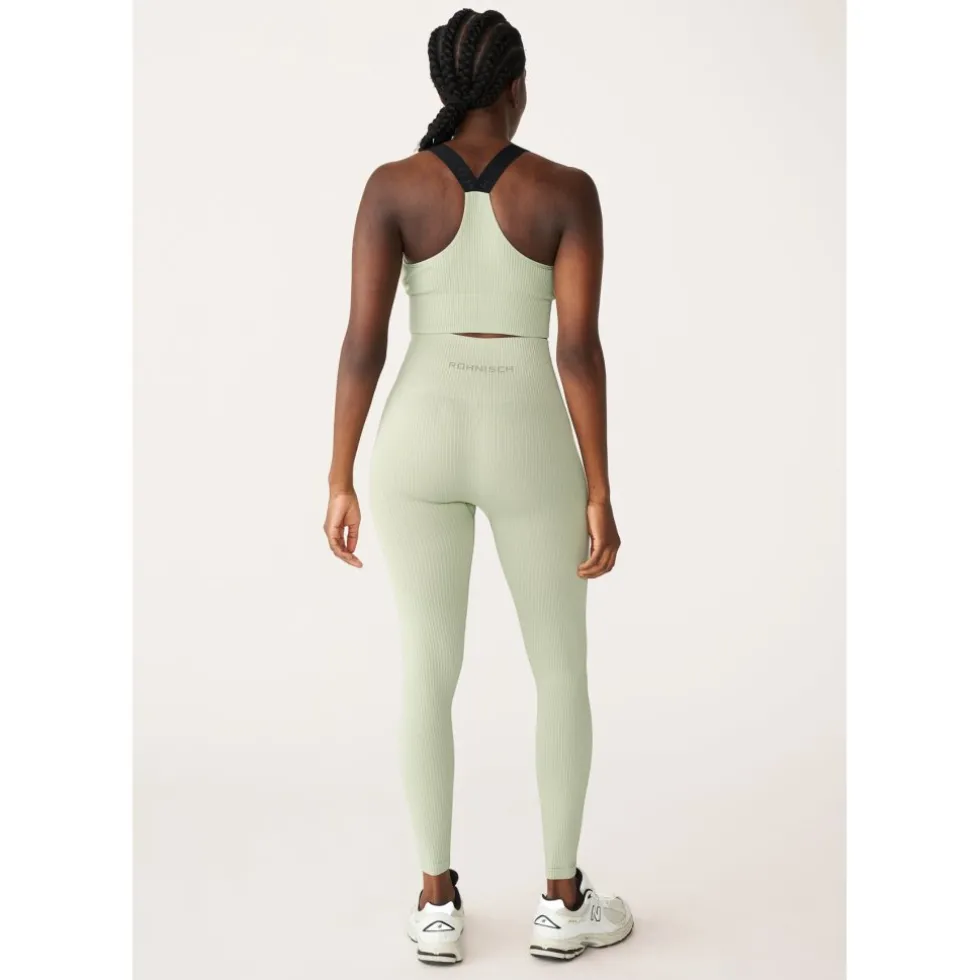 Röhnisch Seamless Rib Tight Dames - Desert Sage