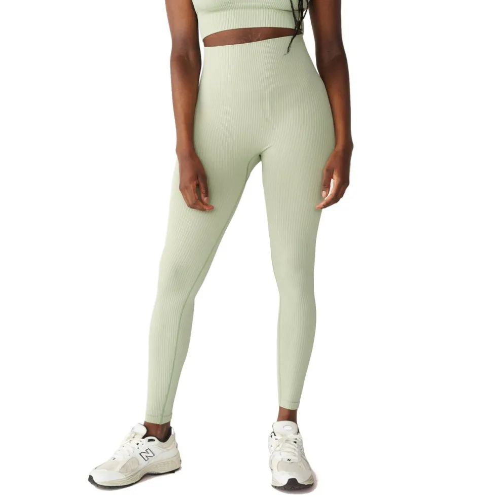 Röhnisch Seamless Rib Tight Dames - Desert Sage