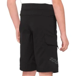 100% Ridecamp Short Kinderen - zwart