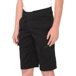 100% Ridecamp Short Kinderen - zwart