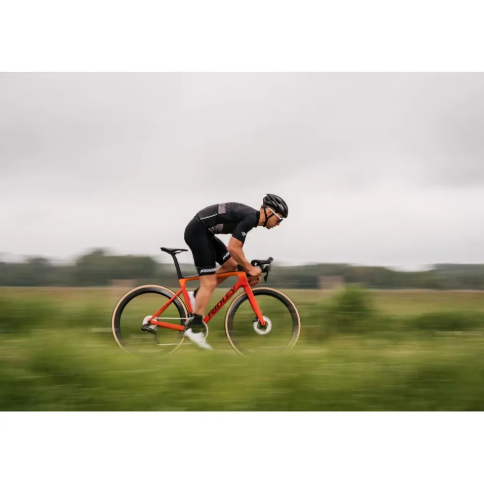 Ridley FALCN RS - Ultegra Di2 - Carbon Racefiets - 2024 - black / red / orange