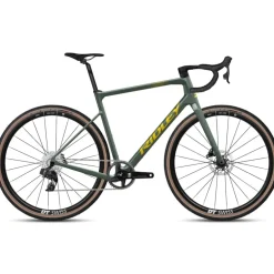 Ridley GRIFN - Rival XPLR - Carbon Gravel Bike - 2025 - green smoke / yellow glossy