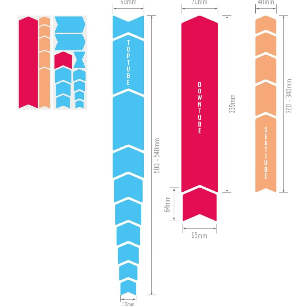 rie:sel design frame:guard Beschermfolie voor het Frame - Clear