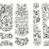rie:sel design kids:tape Kiddo Beschermfolie voor het Frame - doodle black