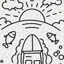 rie:sel design kids:tape Kiddo Beschermfolie voor het Frame - doodle black