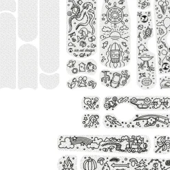 rie:sel design kids:tape Kiddo Beschermfolie voor het Frame - doodle black