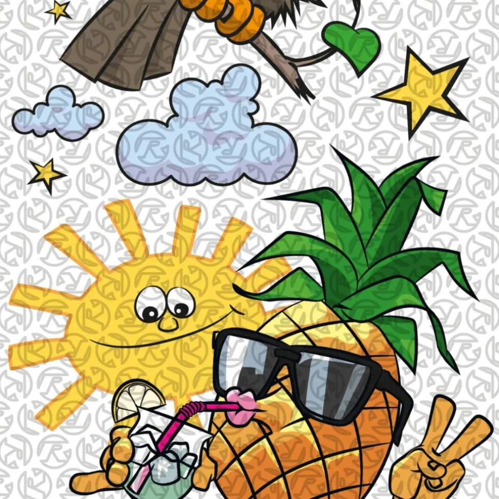 rie:sel design kids:tape Kiddo Beschermfolie voor het Frame - stickerbomb