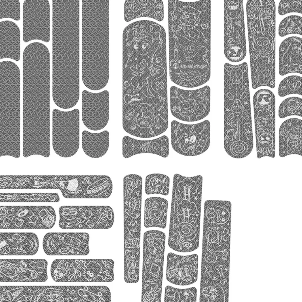 rie:sel design kids:tape Youngstar Beschermfolie voor het Frame - doodle white