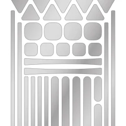 rie:sel design re:flex anywhere Helmsticker - zilver