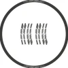 rie:sel design re:flex - Reflecterende Velgstickerset - stealth