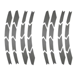 rie:sel design re:flex - Reflecterende Velgstickerset - stealth