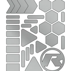 rie:sel design re:flex Reflecterende Sticker - city silver