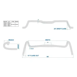 Sturen < Ritchey Comp Corralitos Stuur | 31.8mm - BB black