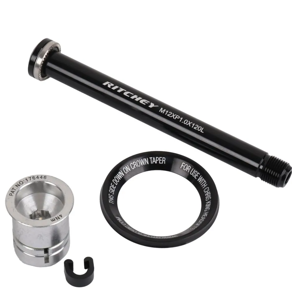 Vaste Voorvorken < Ritchey WCS Carbon Cross Disc Fork - Tapered 1 1/4 Inch - Flat Mount - 12x100mm - Matte UD Carbon