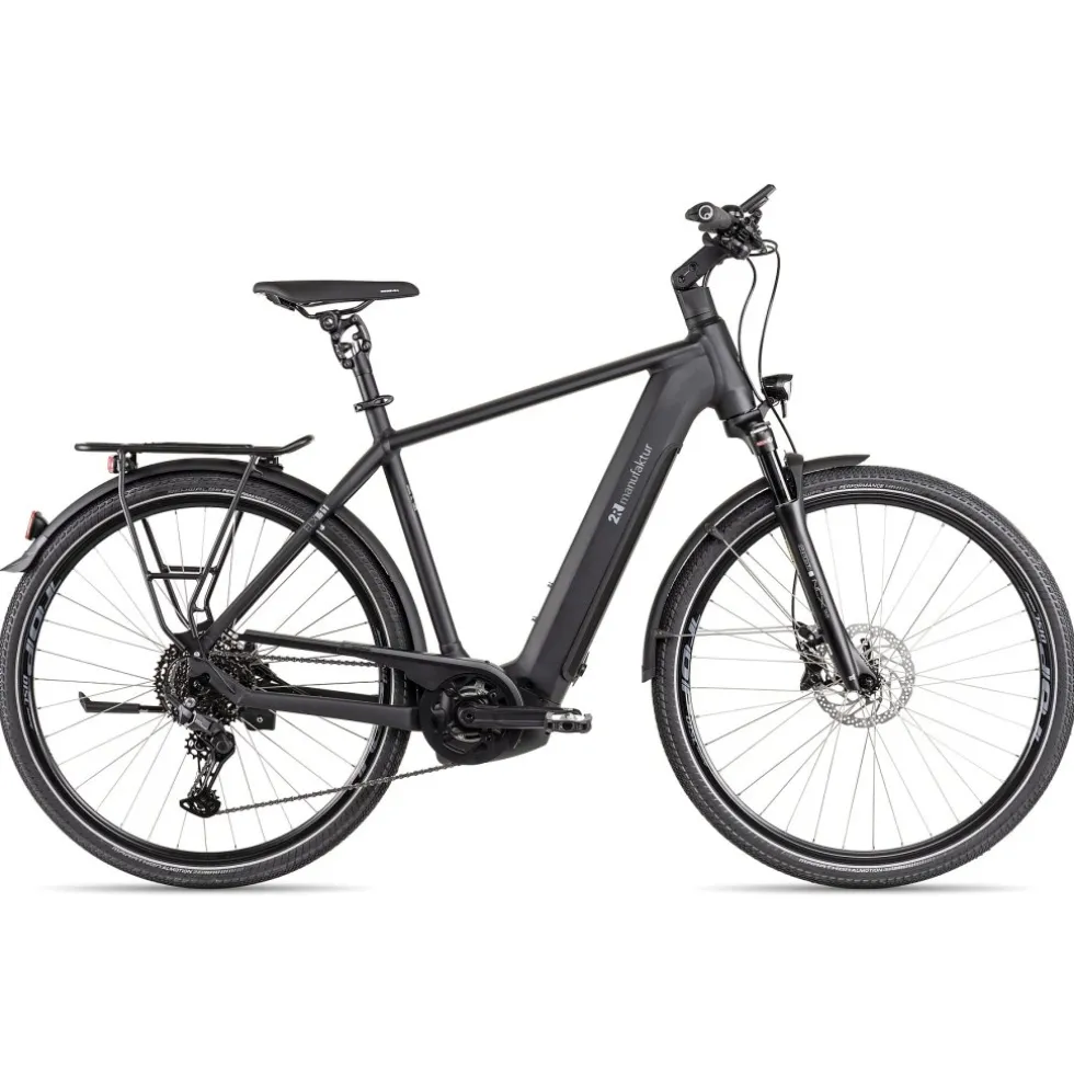 2R Manufaktur ELX 11 - Trekking E-Bike - 2025 - black matt / brushed silver