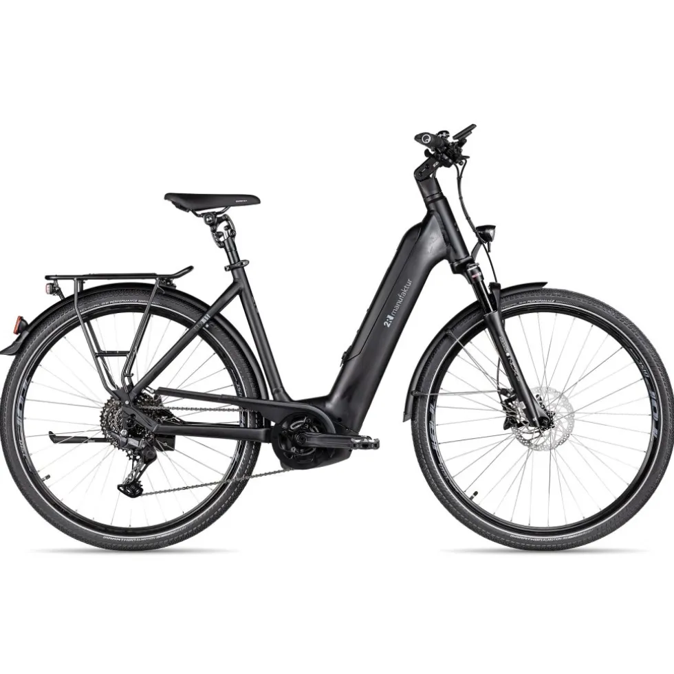 2R Manufaktur ELX 11 - Wave - Trekking E-Bike - 2025 - black matt / brushed silver