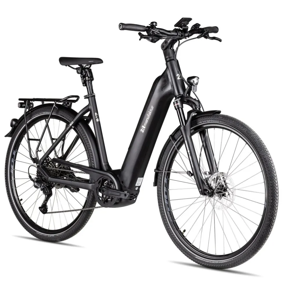 2R Manufaktur ELX 11 - Wave - Trekking E-Bike - 2025 - black matt / brushed silver